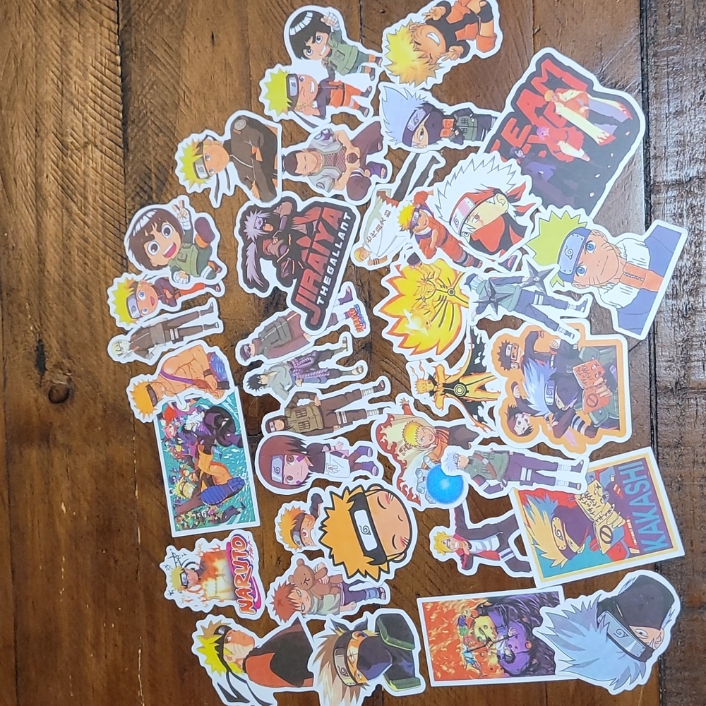 💍 (10) NARUTO anime stickers